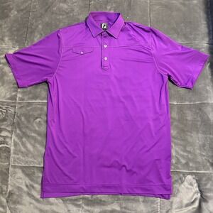 Footjoy FJ Cabo‎ Cup Edition Short Sleeve Mens Purple Golf Polo Size Large